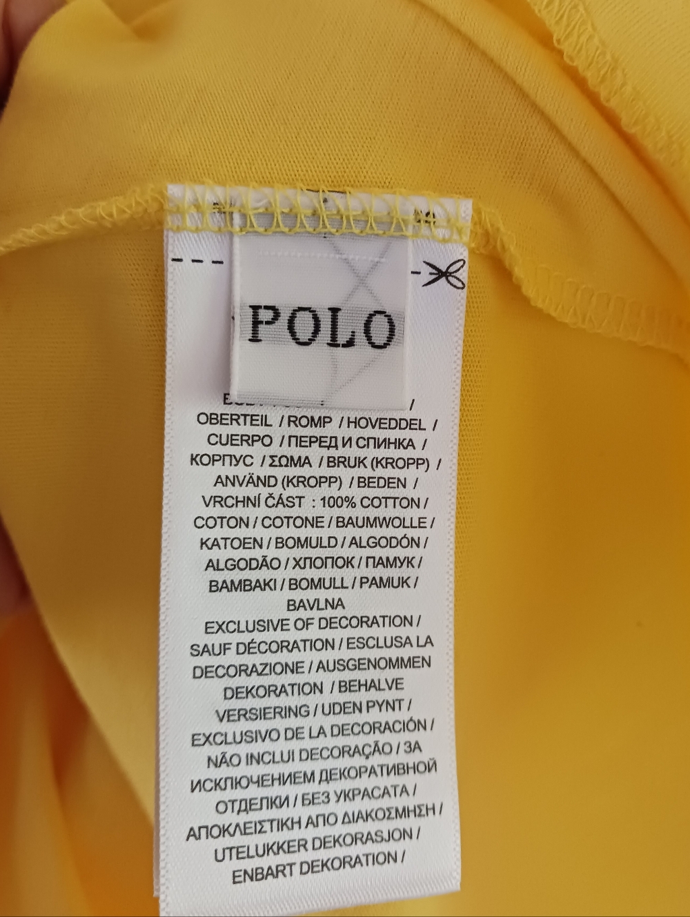 POLO Ralph Lauren Jersey Crewneck Cotton T-shirt - Picture 7 of 7
